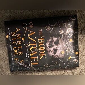 Amber Nicolle V. The Book of Azrael Hardcover - Black